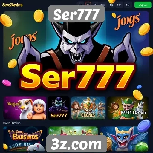 Exploração das opções de jogos no Ser777